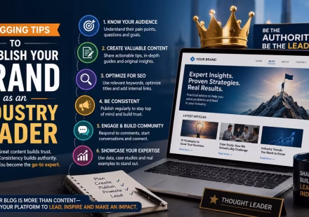 Blogging Tips to Establish Your Brand as an Industry Leader