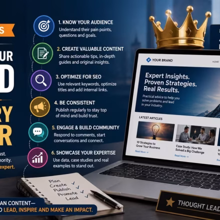 Blogging Tips to Establish Your Brand as an Industry Leader