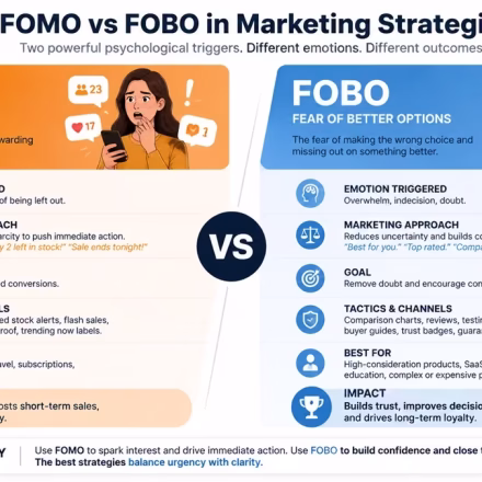 What is FOMO vs FOBO in Marketing Strategies