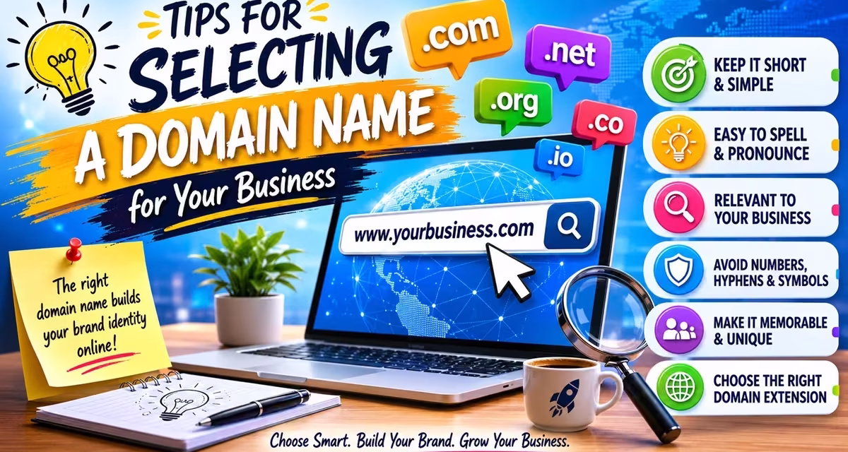 Tips for Selecting a Domain Name for Your Business