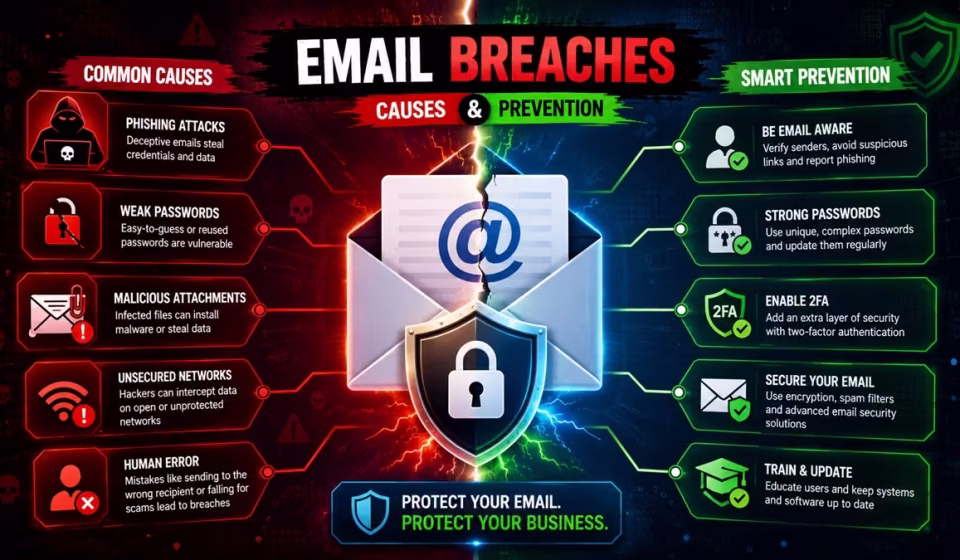 What Causes Email Breaches and How to Prevent Them
